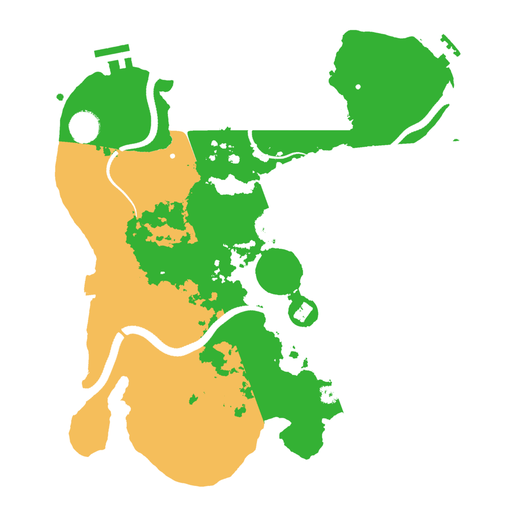 Biome Rust Map: Procedural Map, Size: 3000, Seed: 1658890267