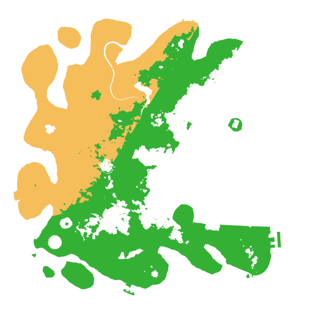 Biome Rust Map: Procedural Map, Size: 4000, Seed: 63430501