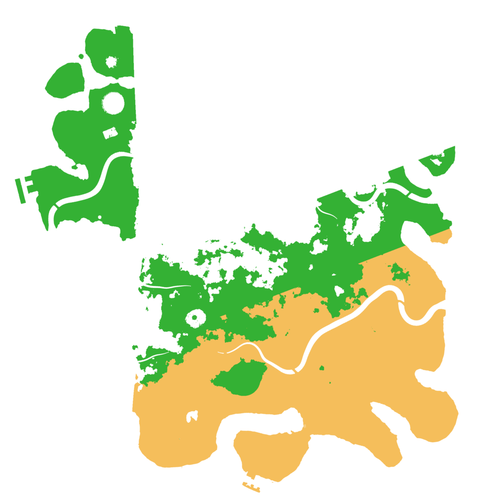 Biome Rust Map: Procedural Map, Size: 4000, Seed: 437856