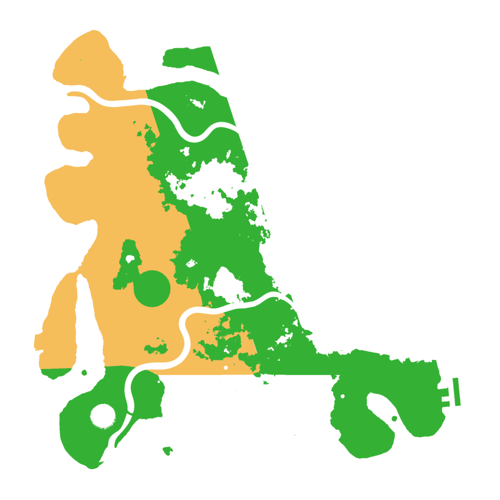 Biome Rust Map: Procedural Map, Size: 3600, Seed: 785