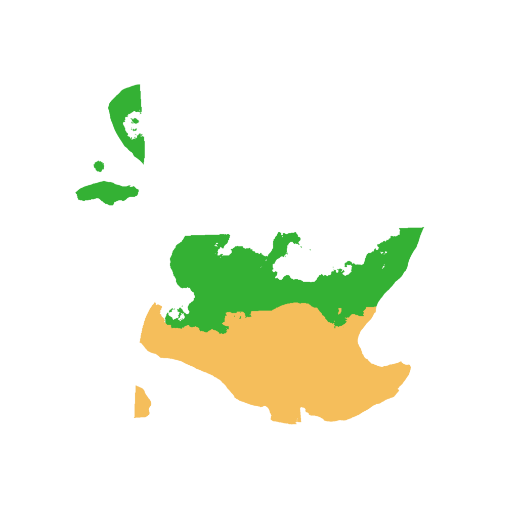 Biome Rust Map: Procedural Map, Size: 2000, Seed: 25123