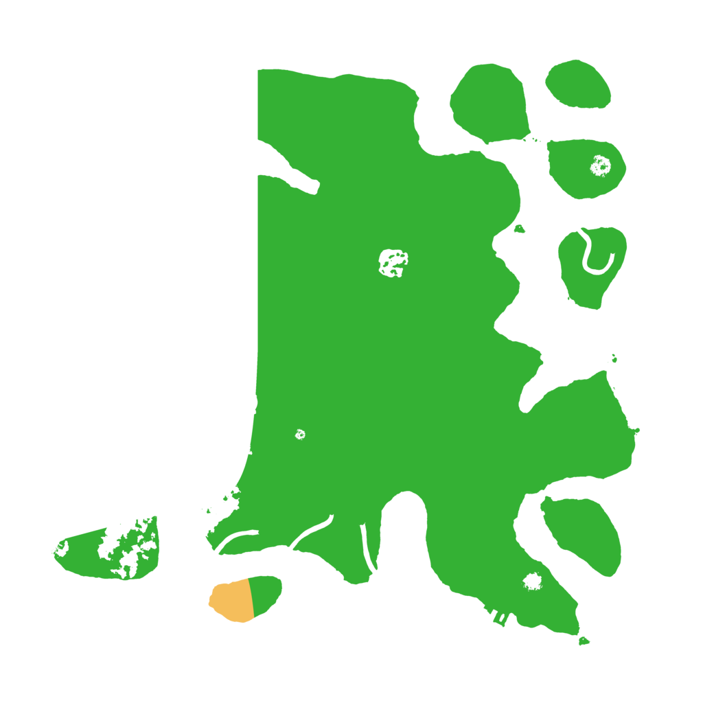 Biome Rust Map: Procedural Map, Size: 3500, Seed: 984716502