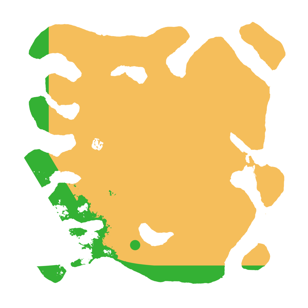 Biome Rust Map: Barren, Size: 4000, Seed: 1282037694