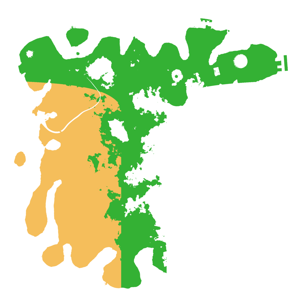 Biome Rust Map: Procedural Map, Size: 3900, Seed: 23695878