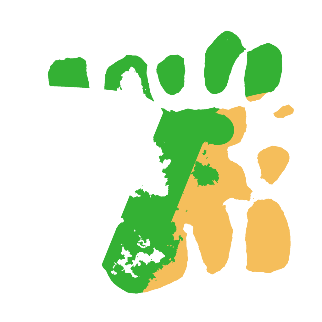 Biome Rust Map: Barren, Size: 2900, Seed: 12345