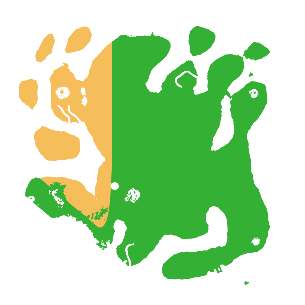 Biome Rust Map: Procedural Map, Size: 3500, Seed: 1324933300