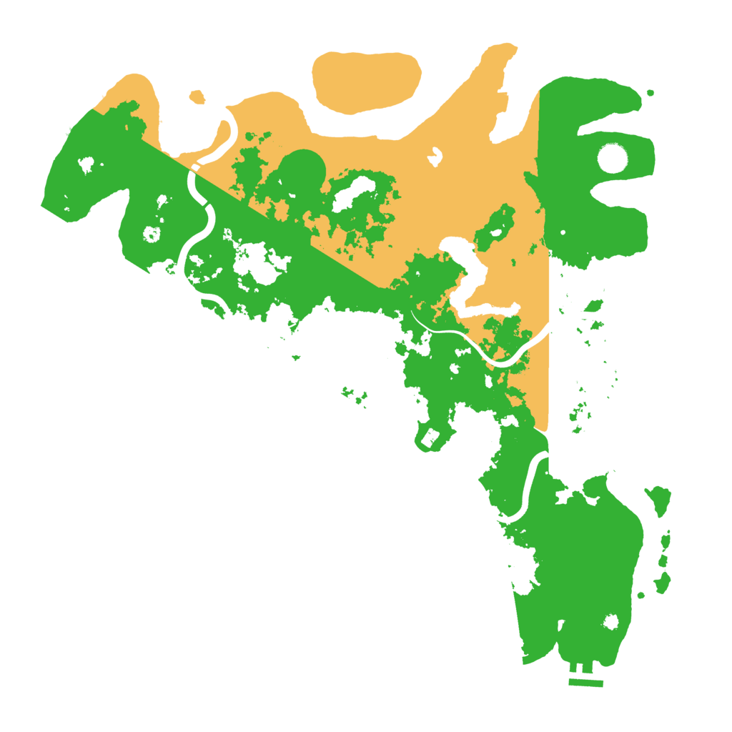 Biome Rust Map: Procedural Map, Size: 4300, Seed: 5746875