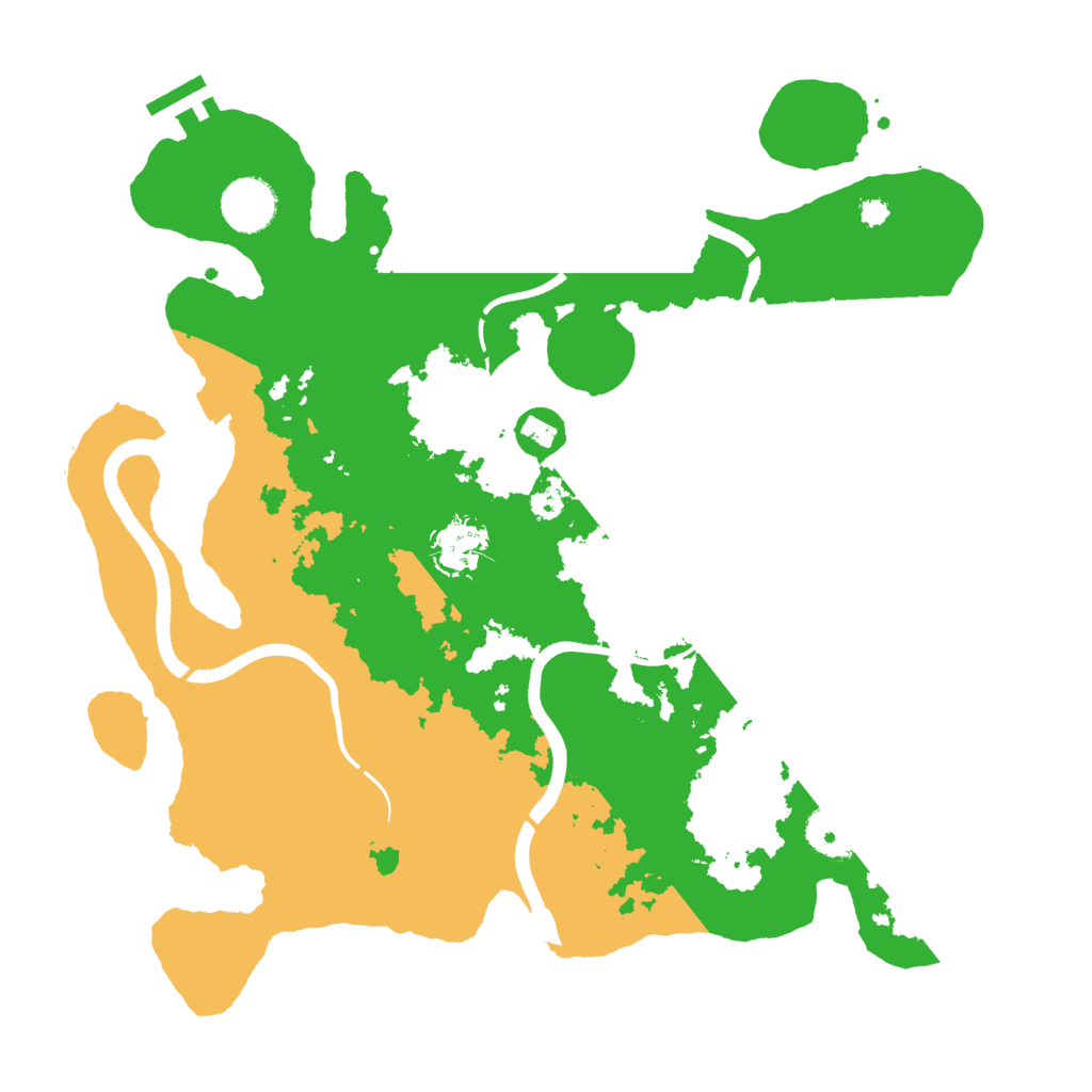 Biome Rust Map: Procedural Map, Size: 3500, Seed: 1071815216