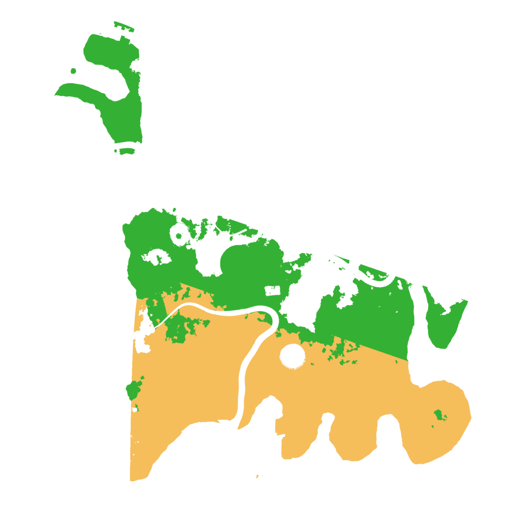 Biome Rust Map: Procedural Map, Size: 3600, Seed: 40686268
