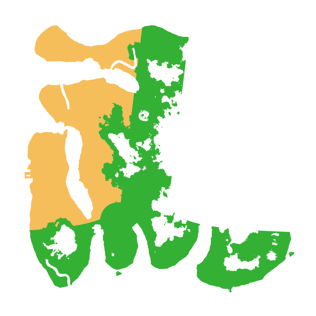 Biome Rust Map: Procedural Map, Size: 3000, Seed: 376107777