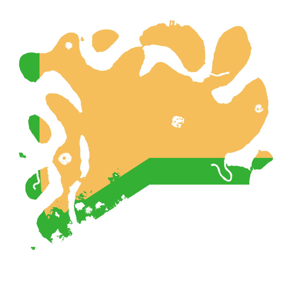 Biome Rust Map: Procedural Map, Size: 3700, Seed: 887484521