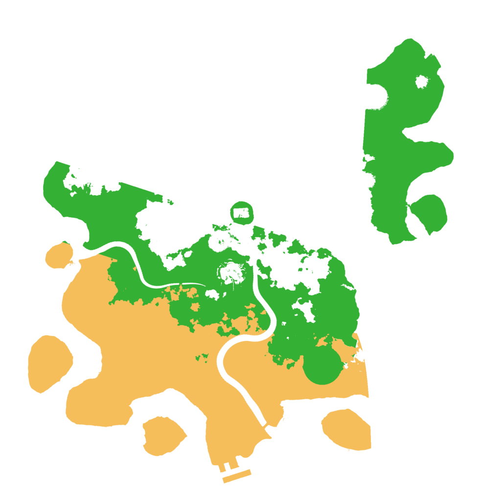 Biome Rust Map: Procedural Map, Size: 3500, Seed: 1997225832