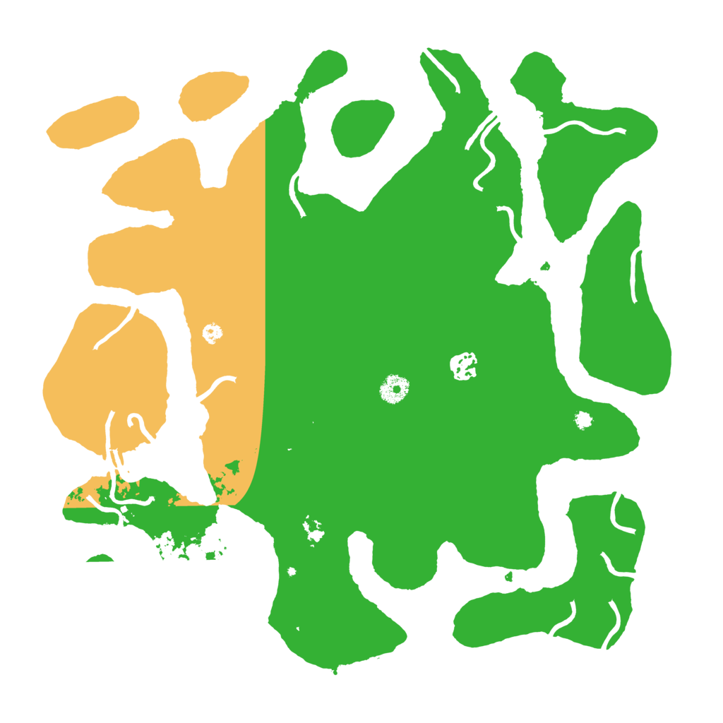 Biome Rust Map: Procedural Map, Size: 3800, Seed: 20053255