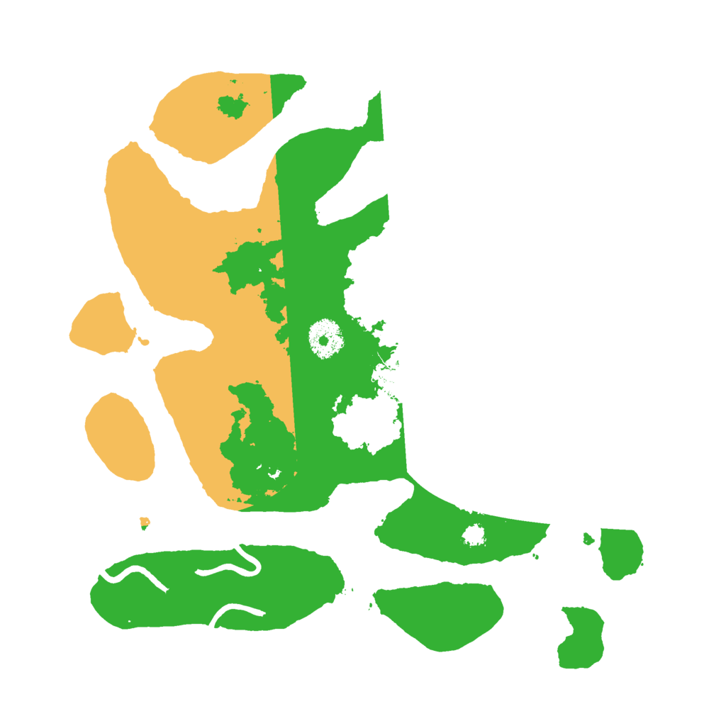 Biome Rust Map: Procedural Map, Size: 3000, Seed: 132