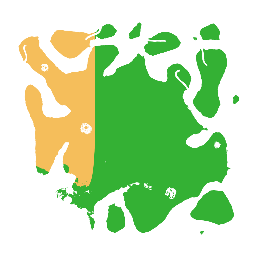 Biome Rust Map: Procedural Map, Size: 3500, Seed: 7913