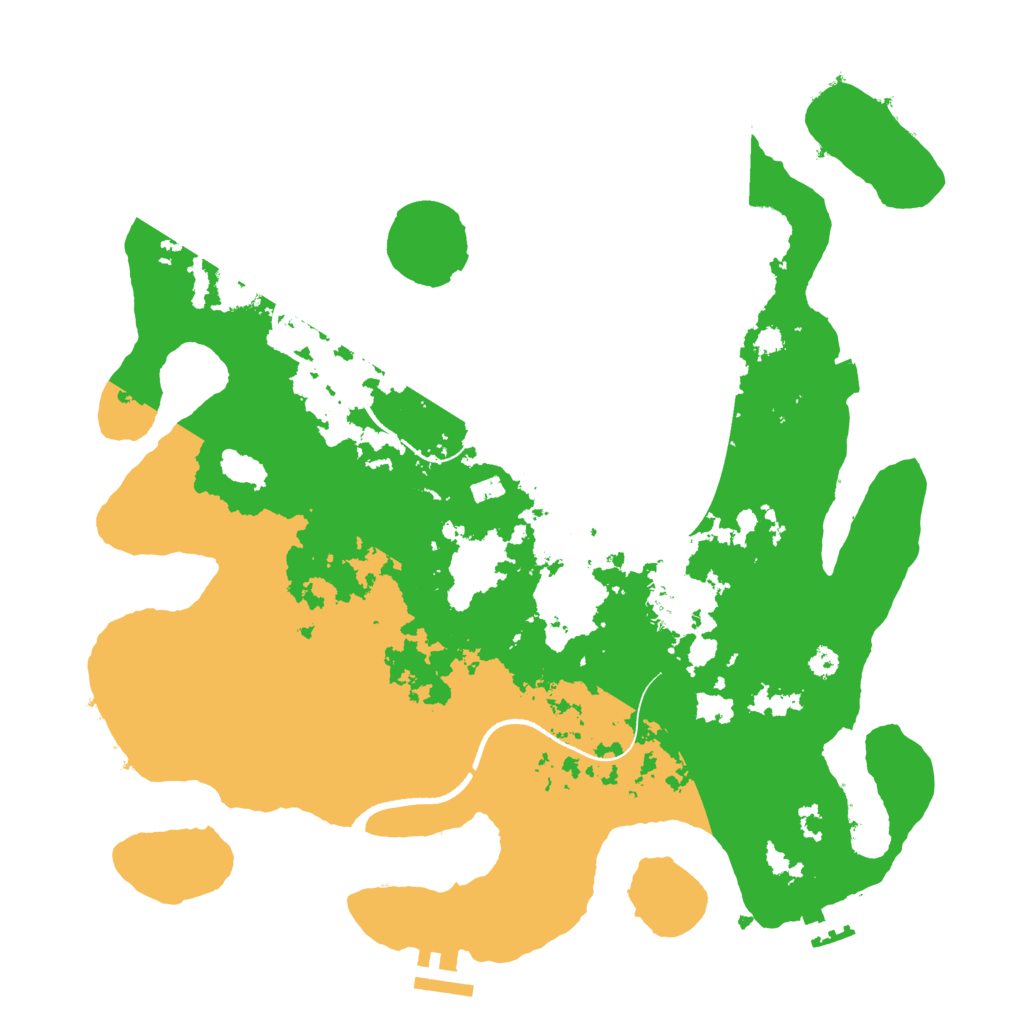 Biome Rust Map: Procedural Map, Size: 3500, Seed: 678239049