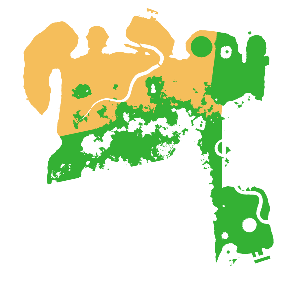 Biome Rust Map: Procedural Map, Size: 3700, Seed: 775118948