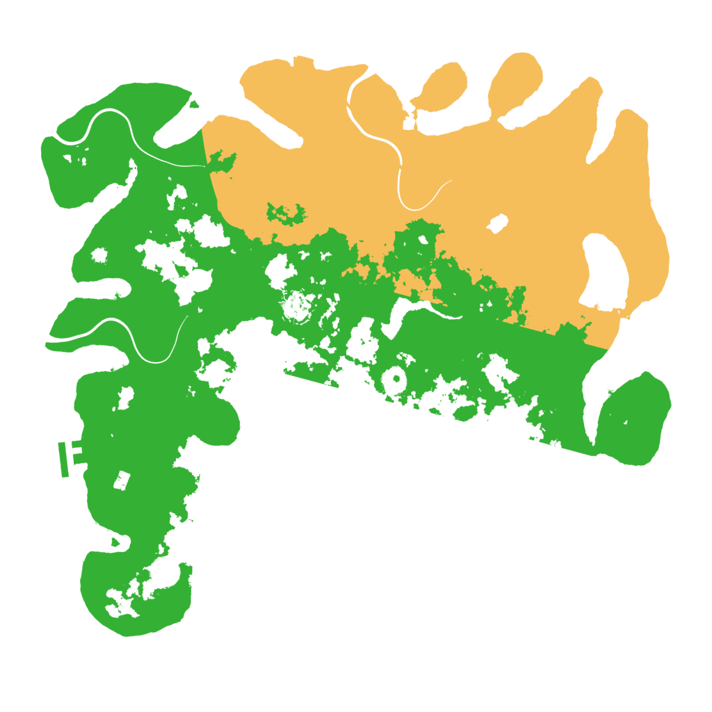 Biome Rust Map: Procedural Map, Size: 4100, Seed: 144