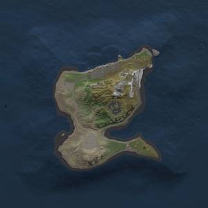 Thumbnail Rust Map: Procedural Map, Size: 1500, Seed: 2080553148, 5 Monuments