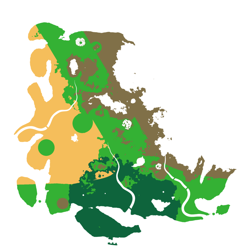 Biome Rust Map: Procedural Map, Size: 4000, Seed: 1275599560