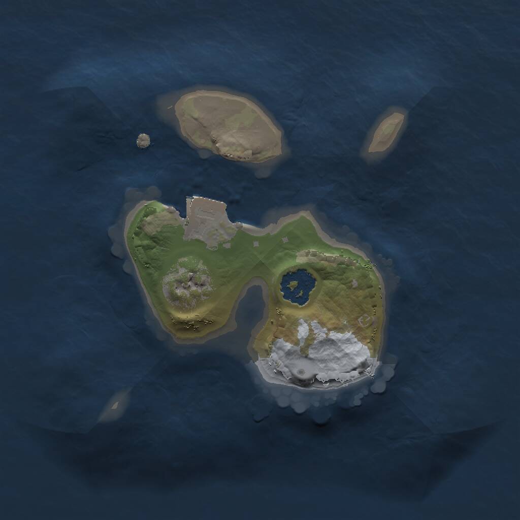 Rust Map: Procedural Map, Size: 1500, Seed: 6889797, 1 Monuments