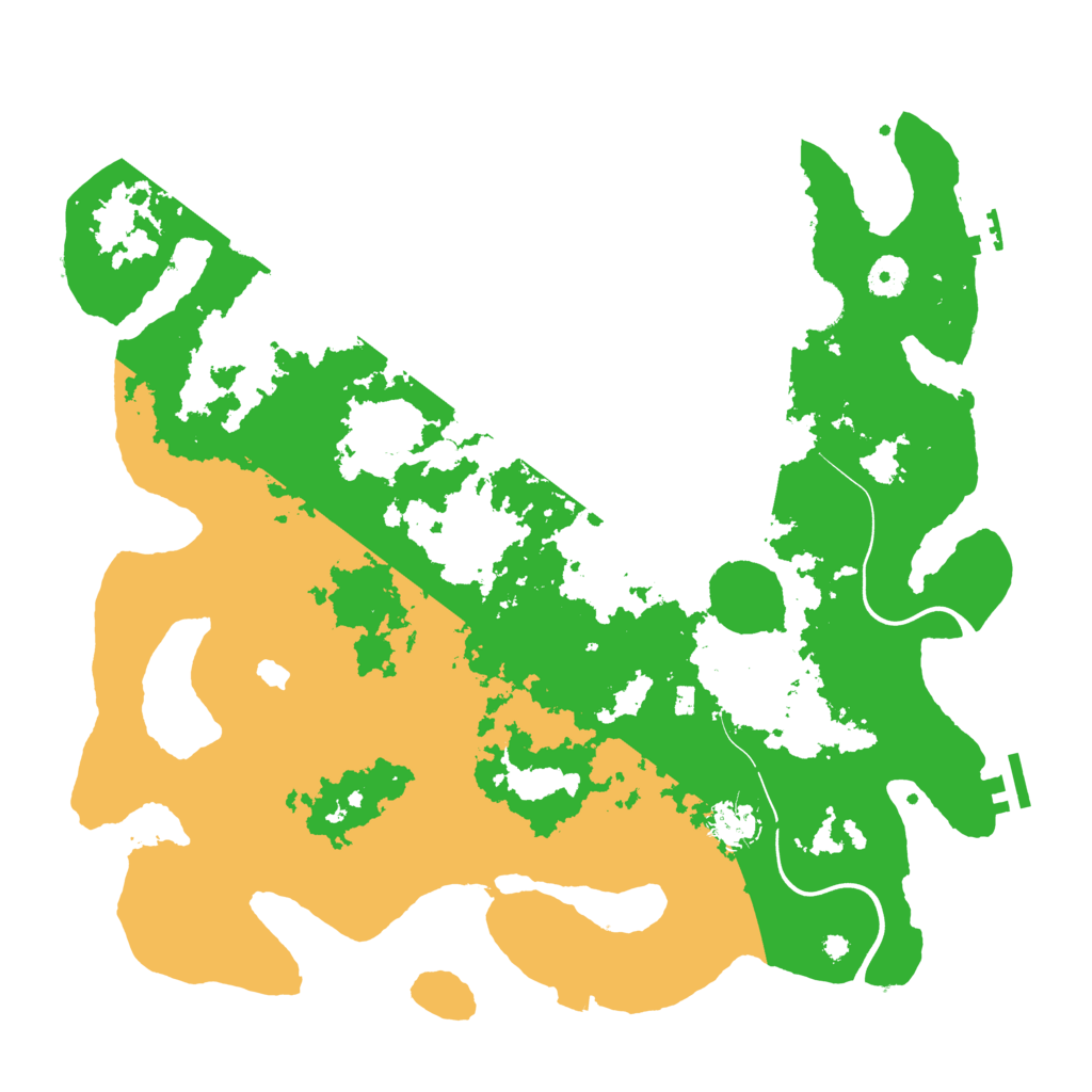 Biome Rust Map: Procedural Map, Size: 4000, Seed: 2299082