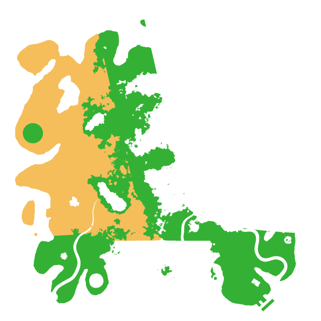 Biome Rust Map: Procedural Map, Size: 4213, Seed: 90053255