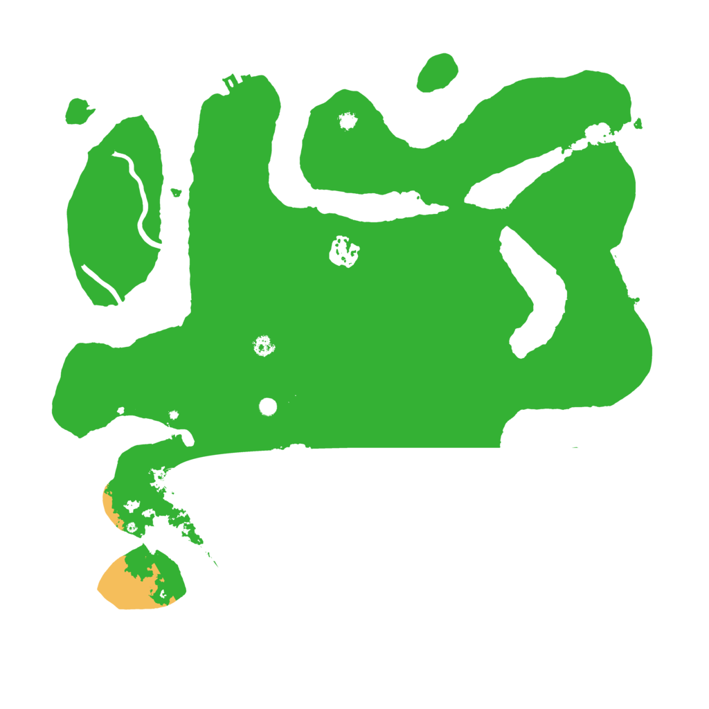 Biome Rust Map: Procedural Map, Size: 3500, Seed: 2391