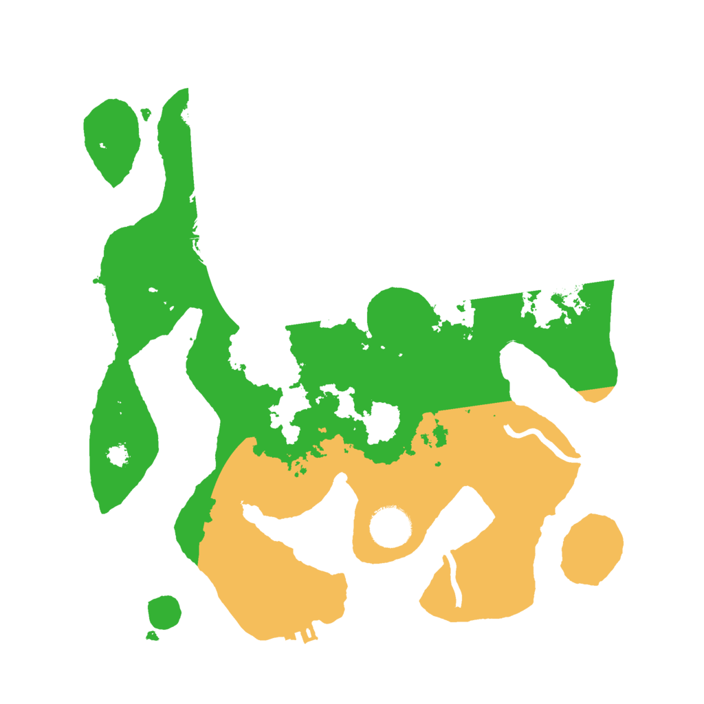 Biome Rust Map: Procedural Map, Size: 3000, Seed: 51695