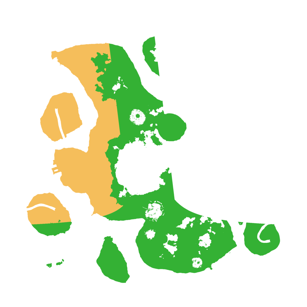 Biome Rust Map: Procedural Map, Size: 3000, Seed: 192758