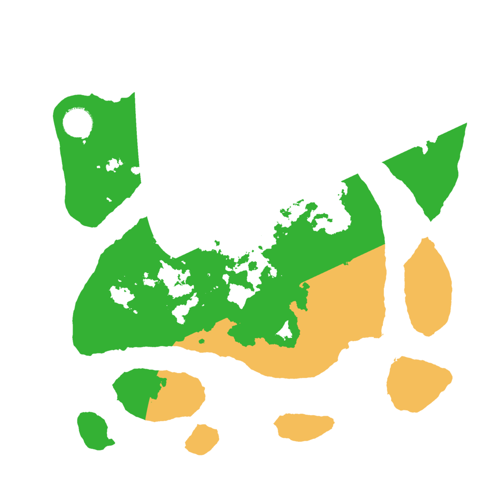 Biome Rust Map: Barren, Size: 3000, Seed: 35352