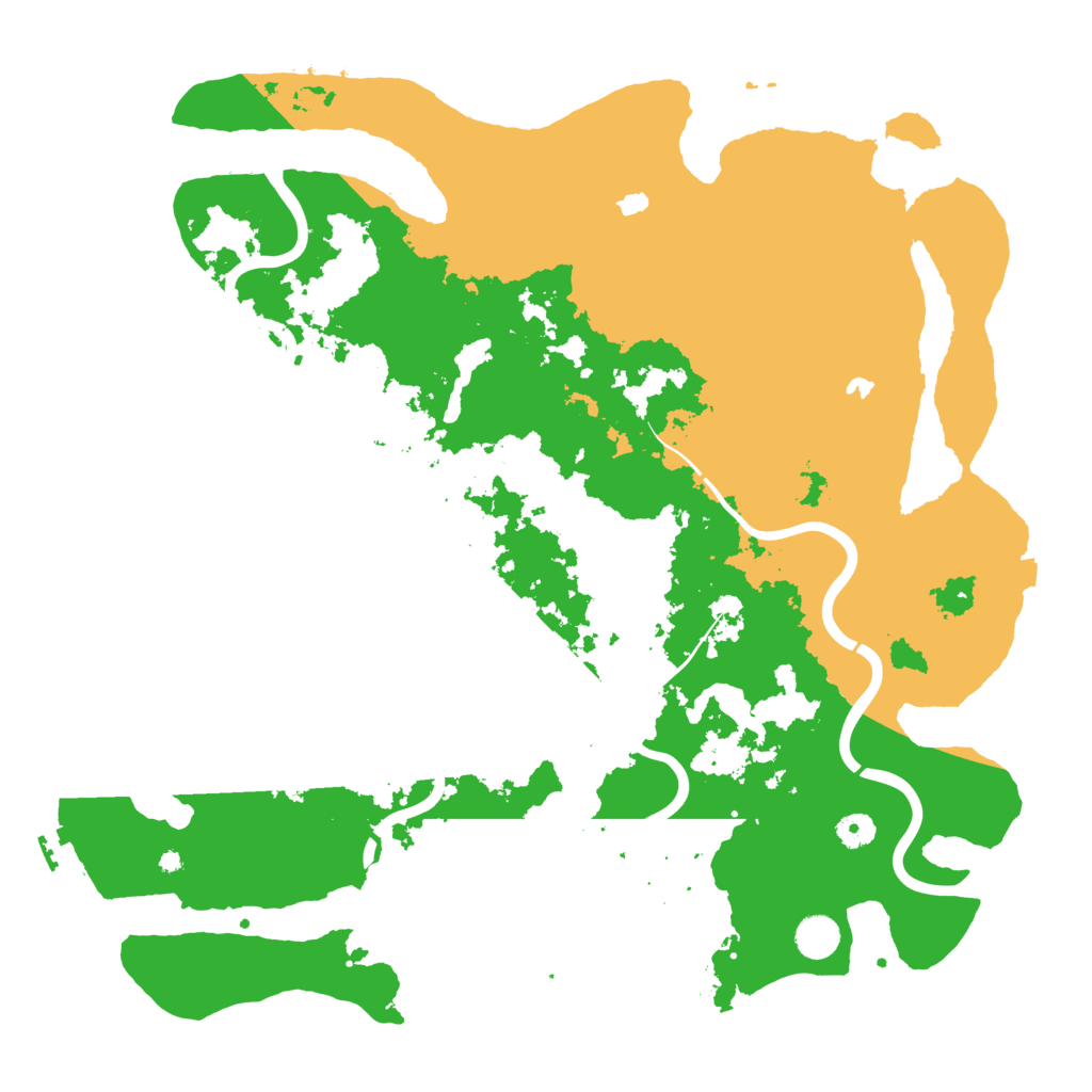 Biome Rust Map: Procedural Map, Size: 4500, Seed: 1088957256