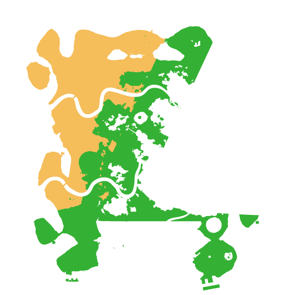 Biome Rust Map: Procedural Map, Size: 3550, Seed: 501624