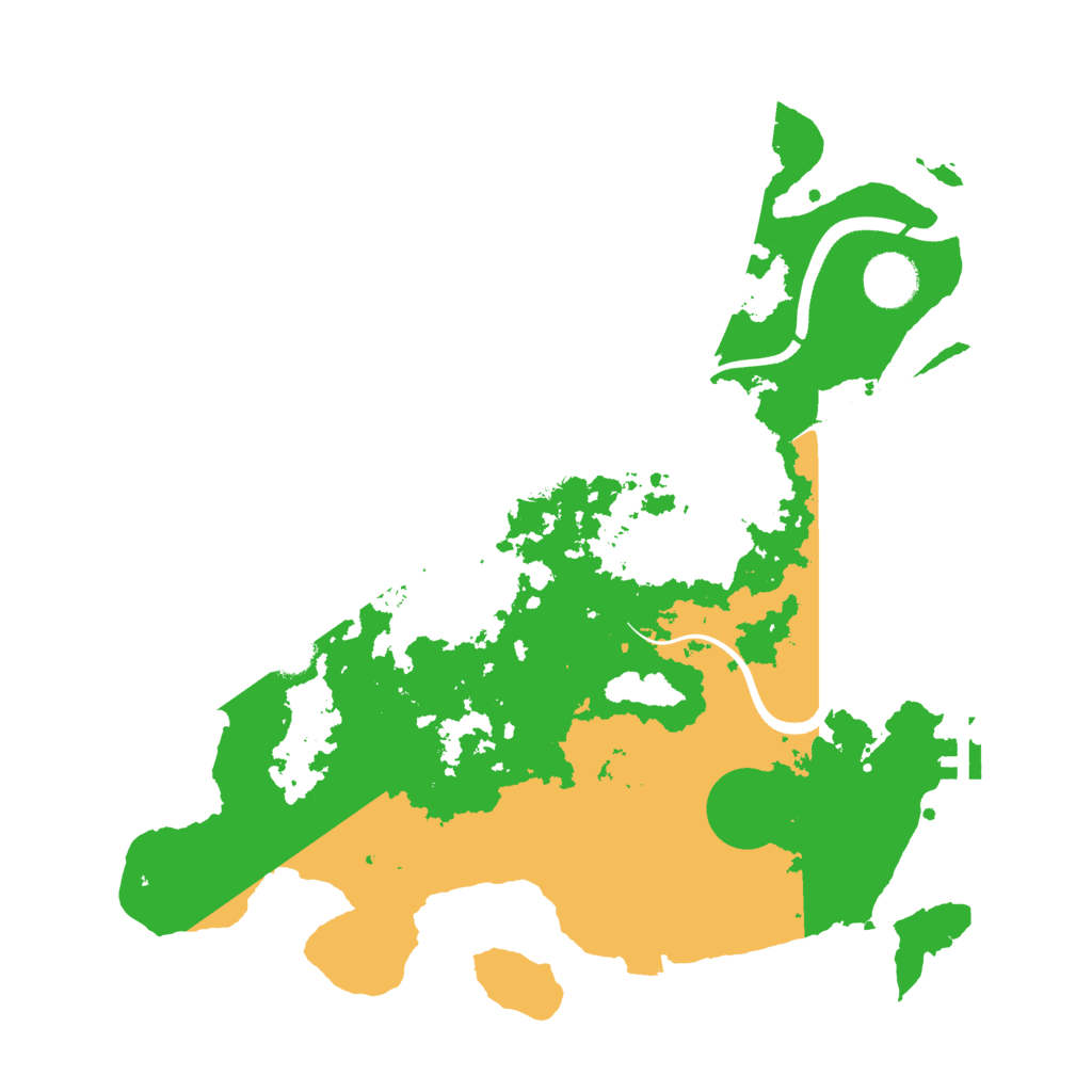 Biome Rust Map: Procedural Map, Size: 3550, Seed: 939178