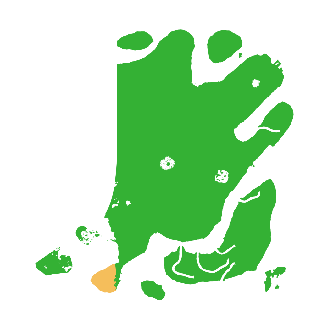 Biome Rust Map: Procedural Map, Size: 3550, Seed: 939178