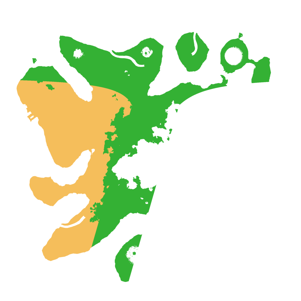 Biome Rust Map: Procedural Map, Size: 3000, Seed: 54957347