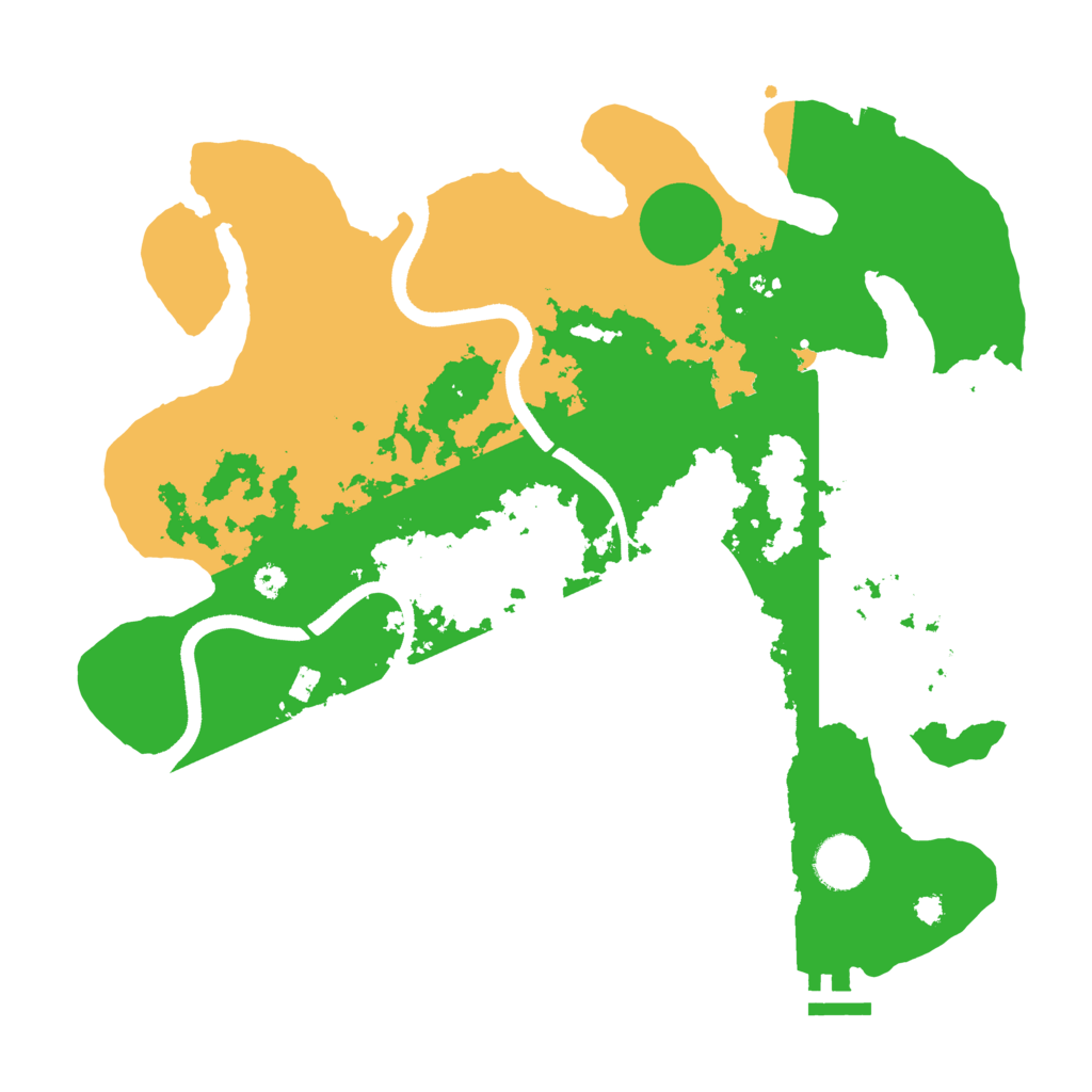 Biome Rust Map: Procedural Map, Size: 3500, Seed: 419969208