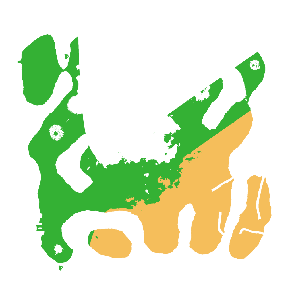 Biome Rust Map: Procedural Map, Size: 3000, Seed: 1671919844