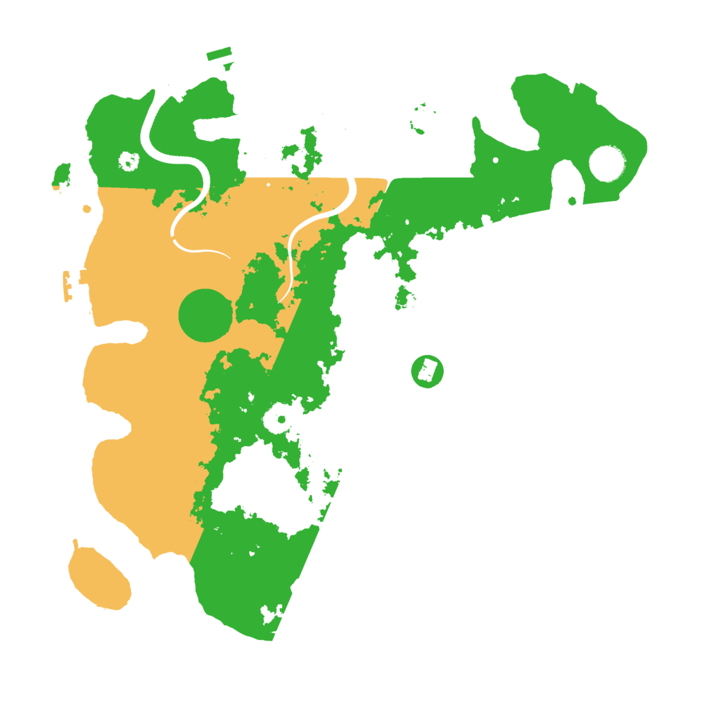 Biome Rust Map: Procedural Map, Size: 3500, Seed: 11202021