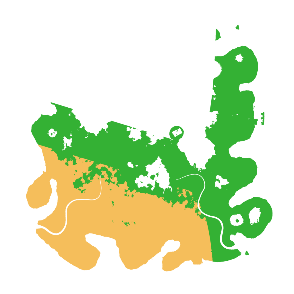 Biome Rust Map: Procedural Map, Size: 3500, Seed: 1660014757