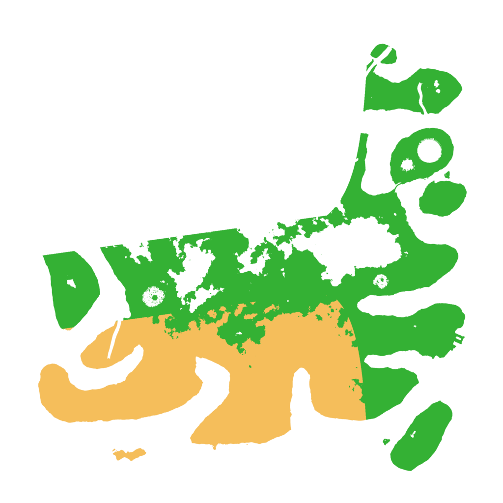 Biome Rust Map: Procedural Map, Size: 3700, Seed: 1432634938