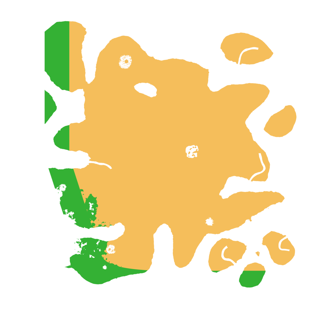 Biome Rust Map: Procedural Map, Size: 3500, Seed: 595587011