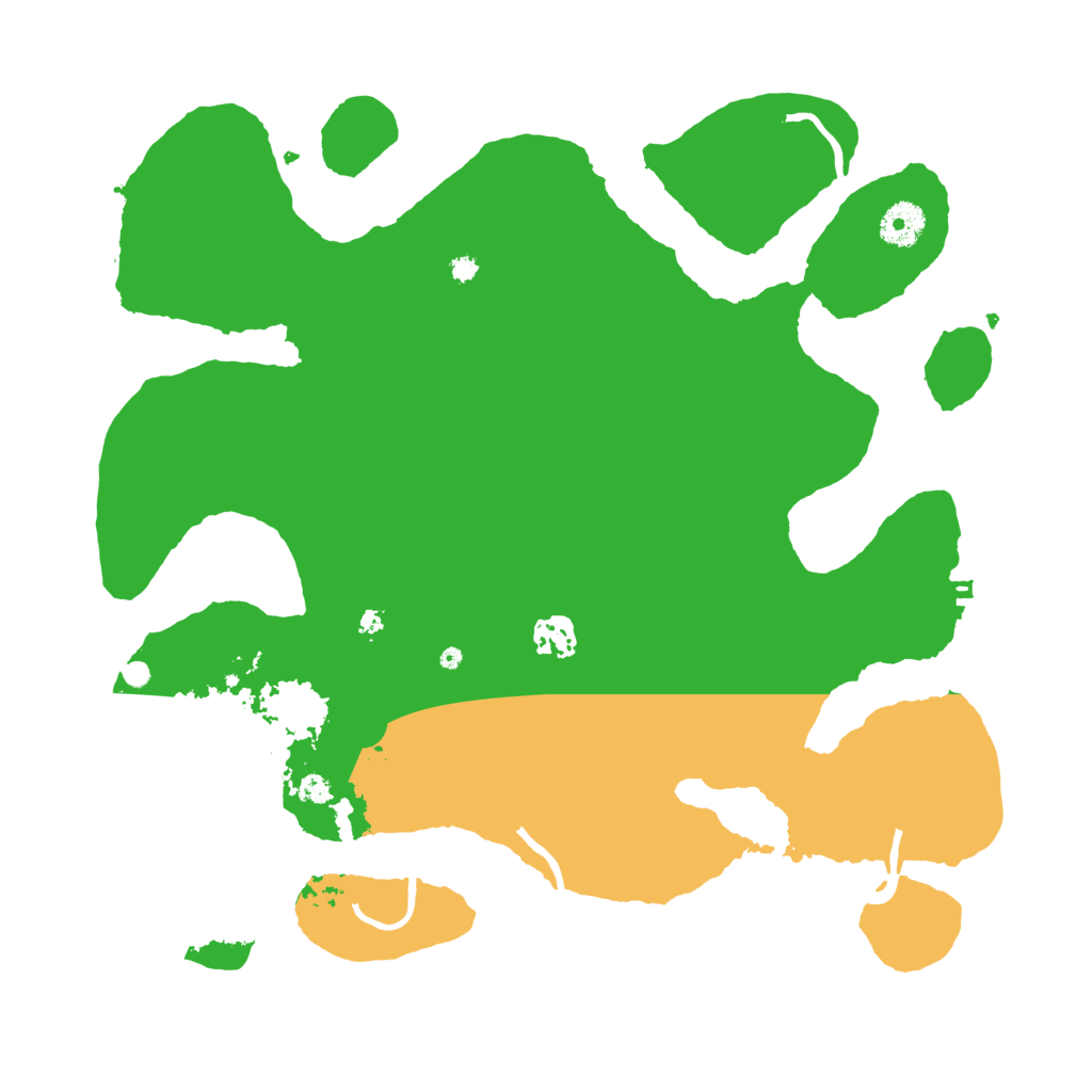 Biome Rust Map: Procedural Map, Size: 3700, Seed: 500744544