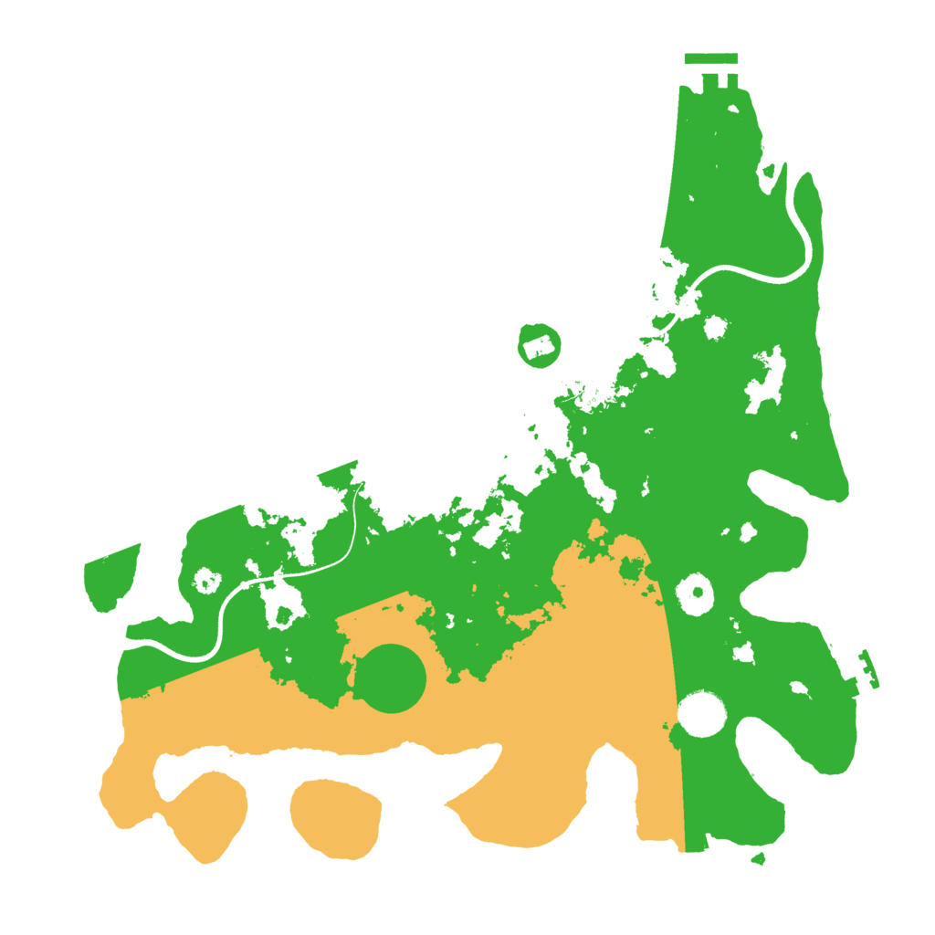 Biome Rust Map: Procedural Map, Size: 3560, Seed: 255321932