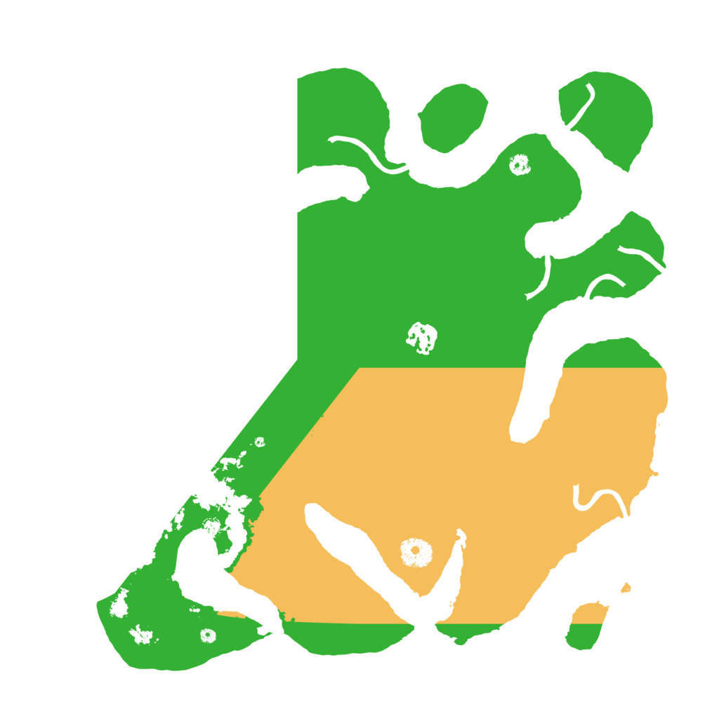 Biome Rust Map: Procedural Map, Size: 3500, Seed: 2115436574