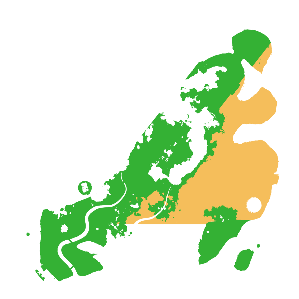 Biome Rust Map: Procedural Map, Size: 3500, Seed: 2115436574