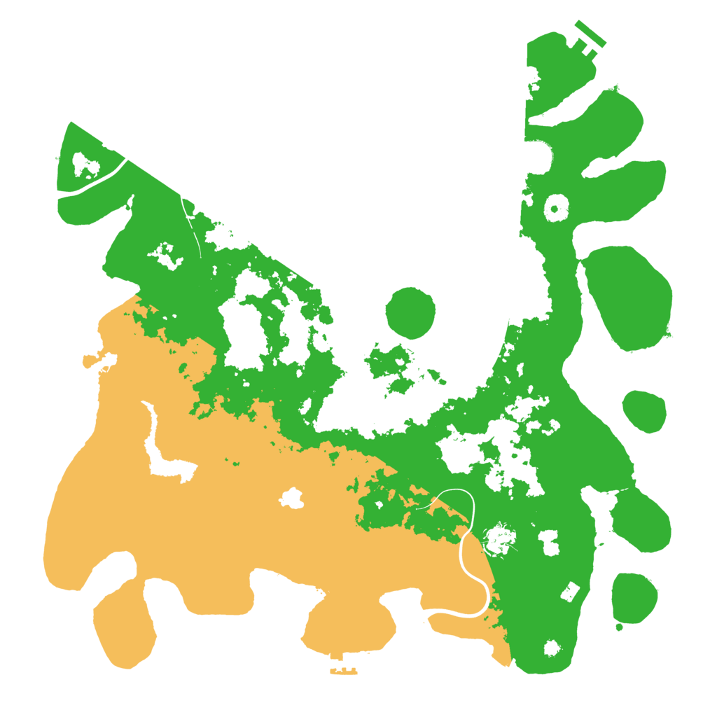 Biome Rust Map: Procedural Map, Size: 4000, Seed: 787570
