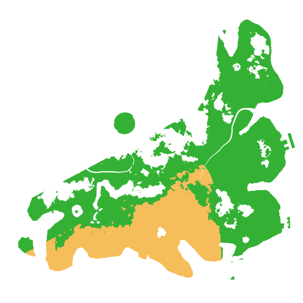Biome Rust Map: Procedural Map, Size: 4000, Seed: 493047