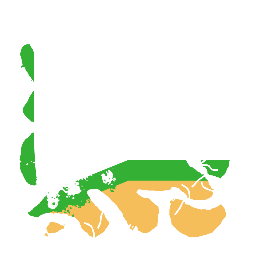 Biome Rust Map: Procedural Map, Size: 3700, Seed: 447571437