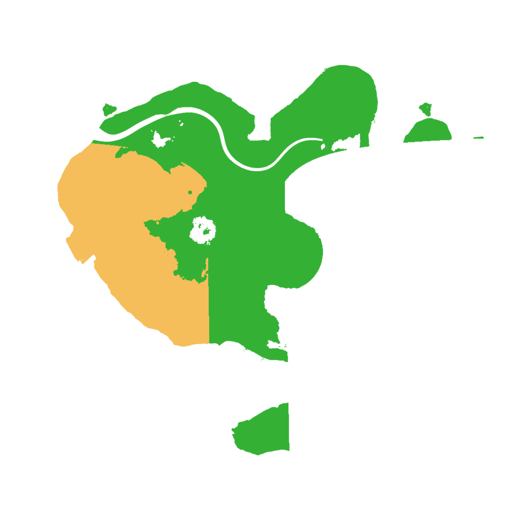 Biome Rust Map: Procedural Map, Size: 2000, Seed: 34549050